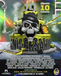 Flyer de 10° Aniversario Makineros