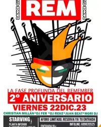 Flyer de 2º Aniversario REM