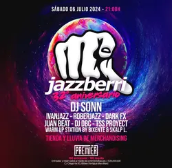 Flyer de 32º Aniversario Jazberri