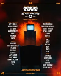 Flyer de Circus Nation 20 Aniversario