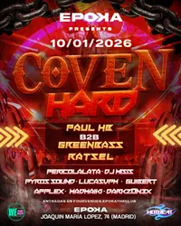 Flyer de Coven Hard