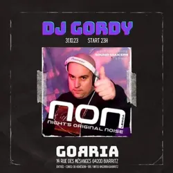 Flyer de Dj Gordy