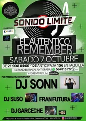 Flyer de El auténtico remember (Sonido Límite)