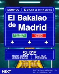 Flyer de El Bakalao de Madrid