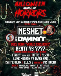 Flyer de Halloween House of Horrors