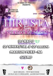 Flyer de Hirusta for The Love of Music 3