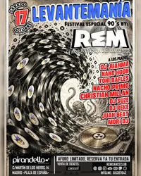 Flyer de Levantemanía