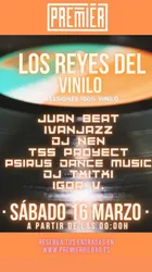 Flyer de Los reyes del vinilo