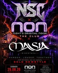 Flyer de NSC x NON x Masia