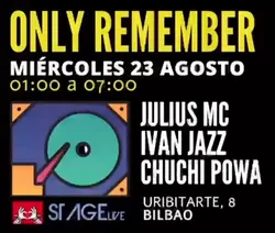 Flyer de Only Remember Bilbao