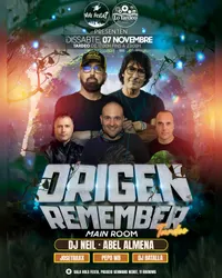 Flyer de Origen Remember Tardeo
