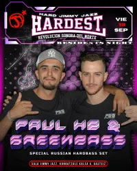 Flyer de Paul HB & Greenbass