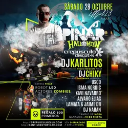 Flyer de Pinar Halloween