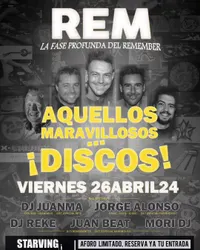 Flyer de REM - Aquellos maravillosos discos!
