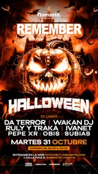 Flyer de Remember All Stars (Halloween)