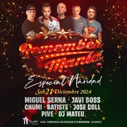 Flyer de Remember Manía - Especial Navidad