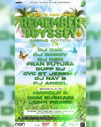 Flyer de Remember Odyssey (Spring Edition)