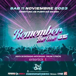 Flyer de Remember The One 65