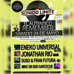 Flyer de Sonido Límite: El Auténtico Remember
