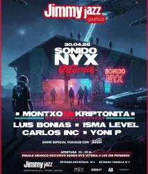 Flyer de Sonido NYX Vitoria