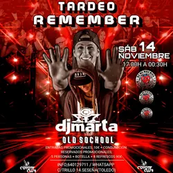 Flyer de Tardeo Remember