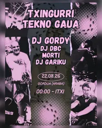 Flyer de Txingurri Tekno Gaua