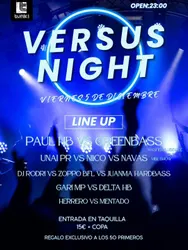 Flyer de Versus Night